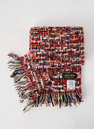 Echarpe imprimé fantaisie rouge JOSÉLISE femme