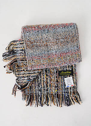 Echarpe imprimé fantaisie gris JOSÉLISE femme
