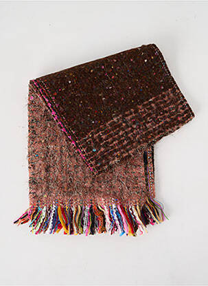 Echarpe imprimé fantaisie marron JOSÉLISE femme