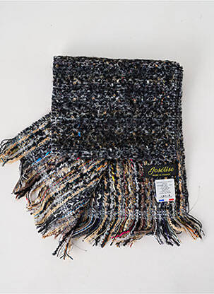 Echarpe imprimé fantaisie noir JOSÉLISE femme
