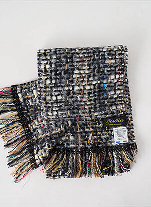 Echarpe imprimé fantaisie noir JOSÉLISE femme