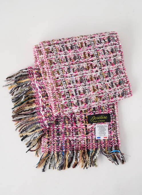 Echarpe rose JOSÉLISE pour femme