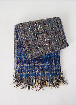 Echarpe imprimé fantaisie bleu JOSÉLISE femme