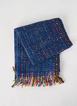 Echarpe imprimé fantaisie bleu JOSÉLISE femme