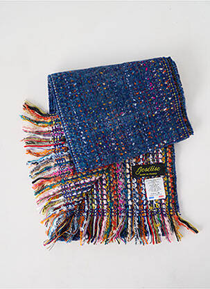 Echarpe imprimé fantaisie bleu JOSÉLISE femme