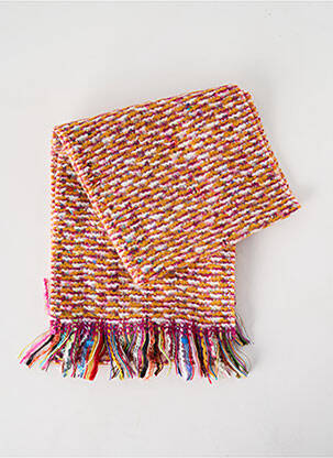 Echarpe imprimé fantaisie orange JOSÉLISE femme