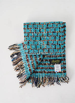 Echarpe imprimé fantaisie bleu JOSÉLISE femme
