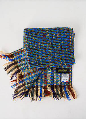Echarpe imprimé fantaisie bleu JOSÉLISE femme