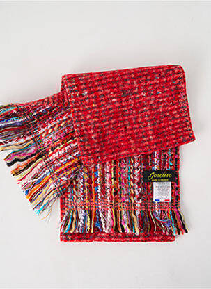Echarpe imprimé fantaisie rouge JOSÉLISE femme