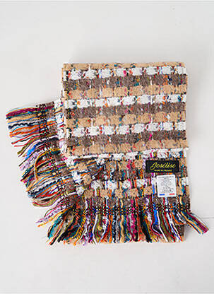 Echarpe imprimé fantaisie beige JOSÉLISE femme