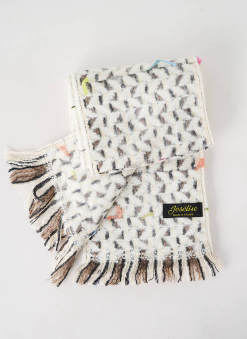 Echarpe blanc JOSÉLISE pour femme