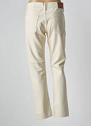 Jeans boyfriend effet usé taille normale beige RALPH LAUREN femme
