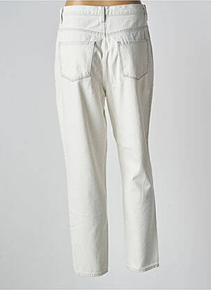 Jean coupe mom poches taille haute blanc J BRAND femme