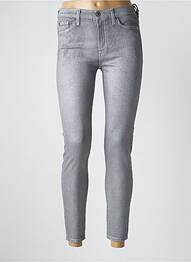 Jeans skinny taille normale taille normale gris 7 FOR ALL MANKIND femme