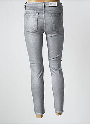 Jeans skinny taille normale taille normale gris 7 FOR ALL MANKIND femme