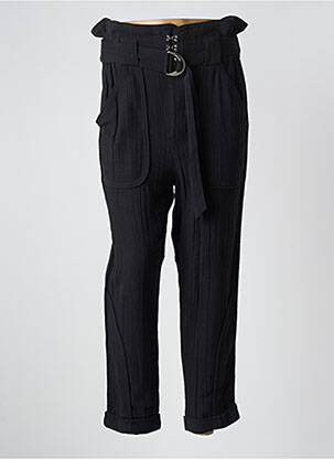Pantalon droit taille haute taille haute noir IRO femme