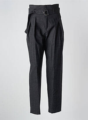 Pantalon droit stretch taille haute gris IRO femme