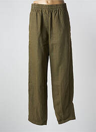 Pantalon droit taille haute taille haute vert ASPESI femme