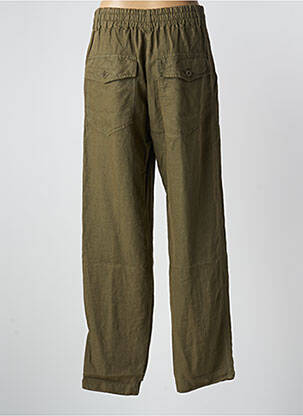 Pantalon droit taille haute taille haute vert ASPESI femme