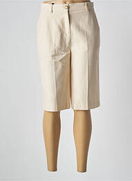 Bermuda taille haute taille haute beige PINKO femme