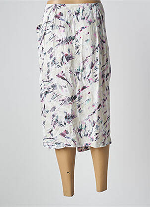 Jupe mi-longue taille à pinces beige IRO femme