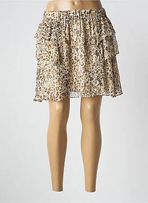 Jupe courte taille haute beige IRO femme