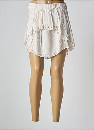 Jupe courte taille haute beige IRO femme