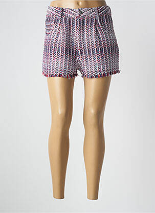 Short taille à pinces taille haute rouge IRO femme