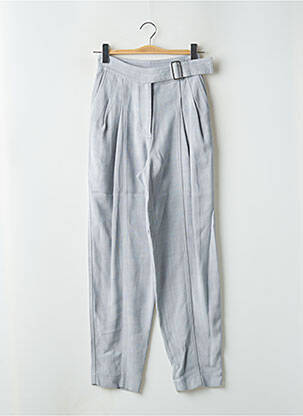 Pantalon droit taille à pinces taille haute gris IRO femme