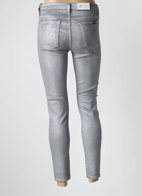 Jeans skinny gris FOR ALL MANKIND pour femme