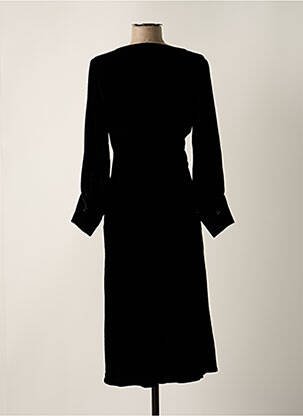 Robe mi-longue manches longues manches longues noir IRO femme
