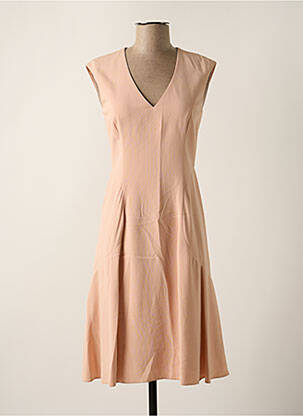 Robe mi-longue sans manche sans manche rose HUGO BOSS femme