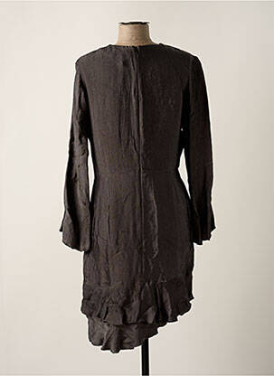 Robe mi-longue manches longues manches longues gris IRO femme
