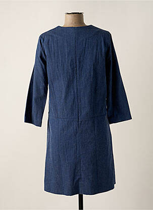 Robe mi-longue manches 3/4 manches 3/4 bleu INES DE LA FRESSANGE femme
