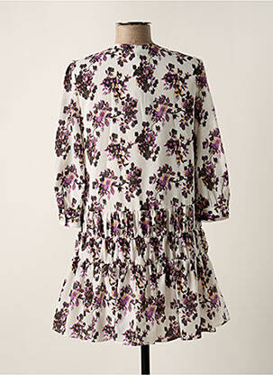 Robe courte manches 3/4 manches 3/4 blanc PINKO femme