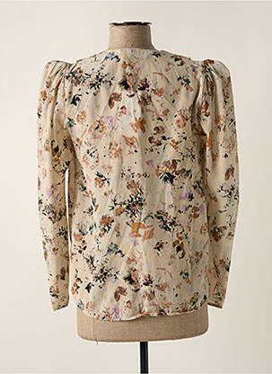 Blouse légère et transparente manches longues beige IRO femme