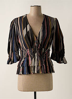 Blouse manches 3/4 manches 3/4 noir IRO femme