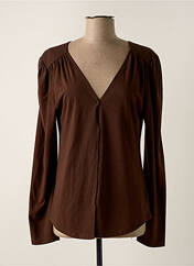 T-shirt marron BERENICE pour femme seconde vue