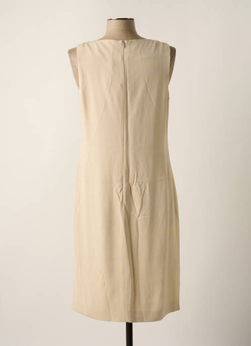Robe mi-longue beige HUGO BOSS pour femme