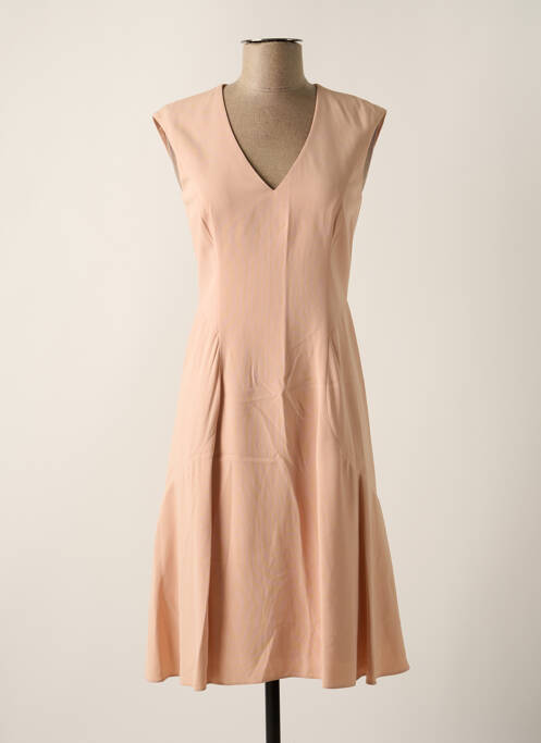 Robe mi-longue rose HUGO BOSS pour femme