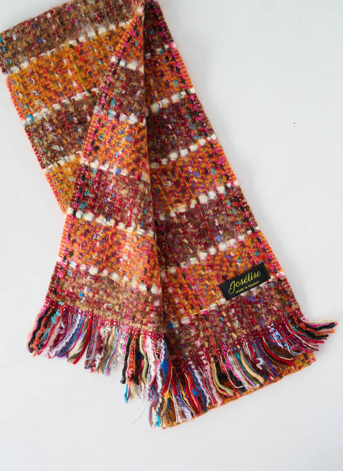 Echarpe orange JOSÉLISE pour femme