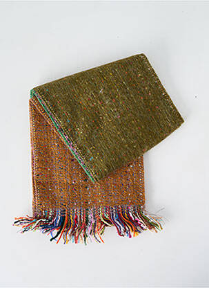 Echarpe tissage chiné marron JOSÉLISE femme