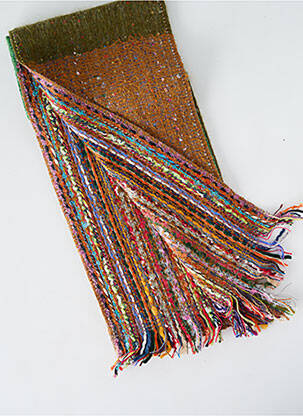 Echarpe tissage chiné marron JOSÉLISE femme