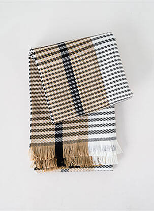 Echarpe imprimé fantaisie beige JOSÉLISE femme