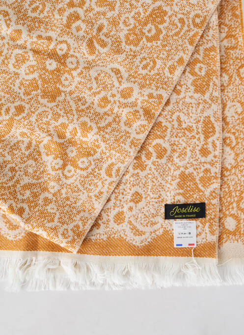 Echarpe jaune JOSÉLISE pour femme