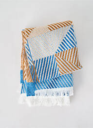 Echarpe imprimé fantaisie bleu JOSÉLISE femme