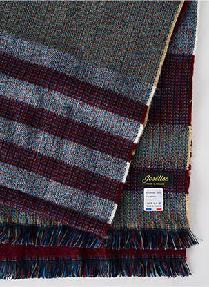 Echarpe imprimé fantaisie bleu JOSÉLISE femme