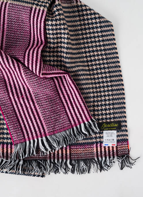 Echarpe rose JOSÉLISE pour femme
