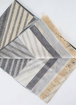 Echarpe maille fine gris JOSÉLISE femme