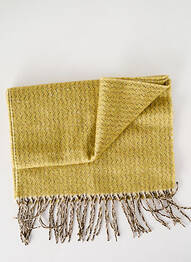 Echarpe imprimé carreaux jaune JOSÉLISE femme